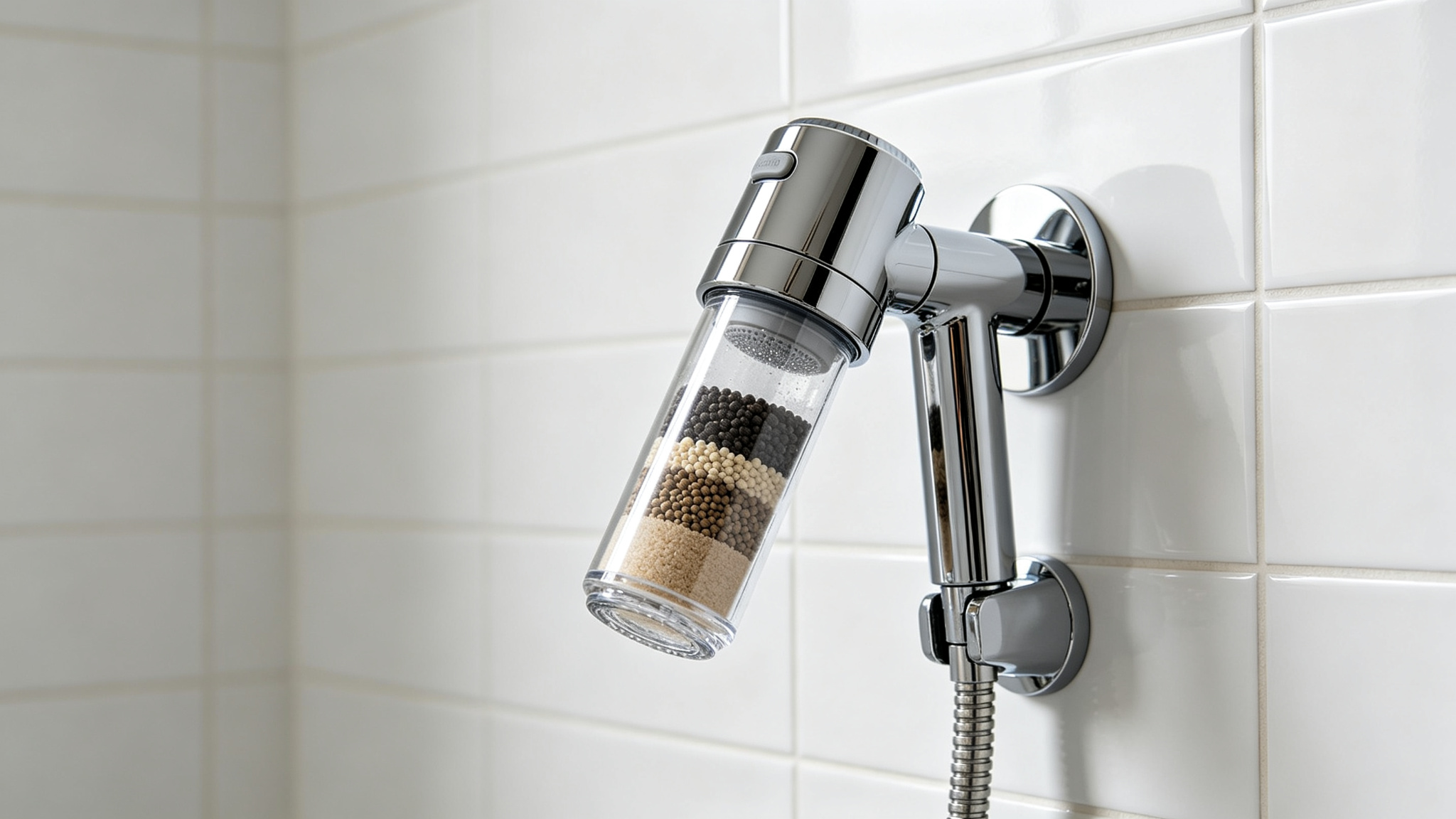 Multi-stage shower filter